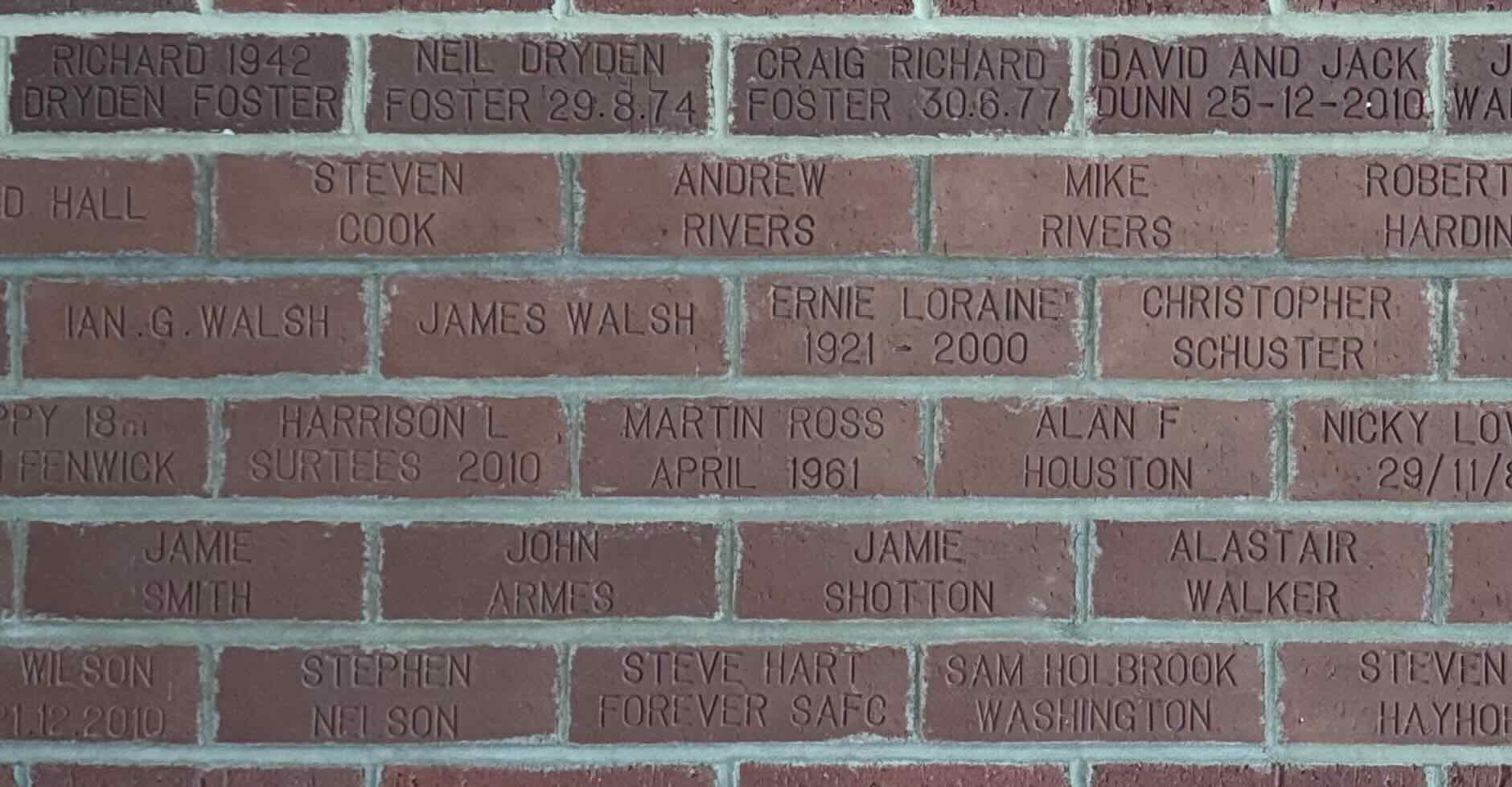 Image of brick for ALAN F HOUSTON