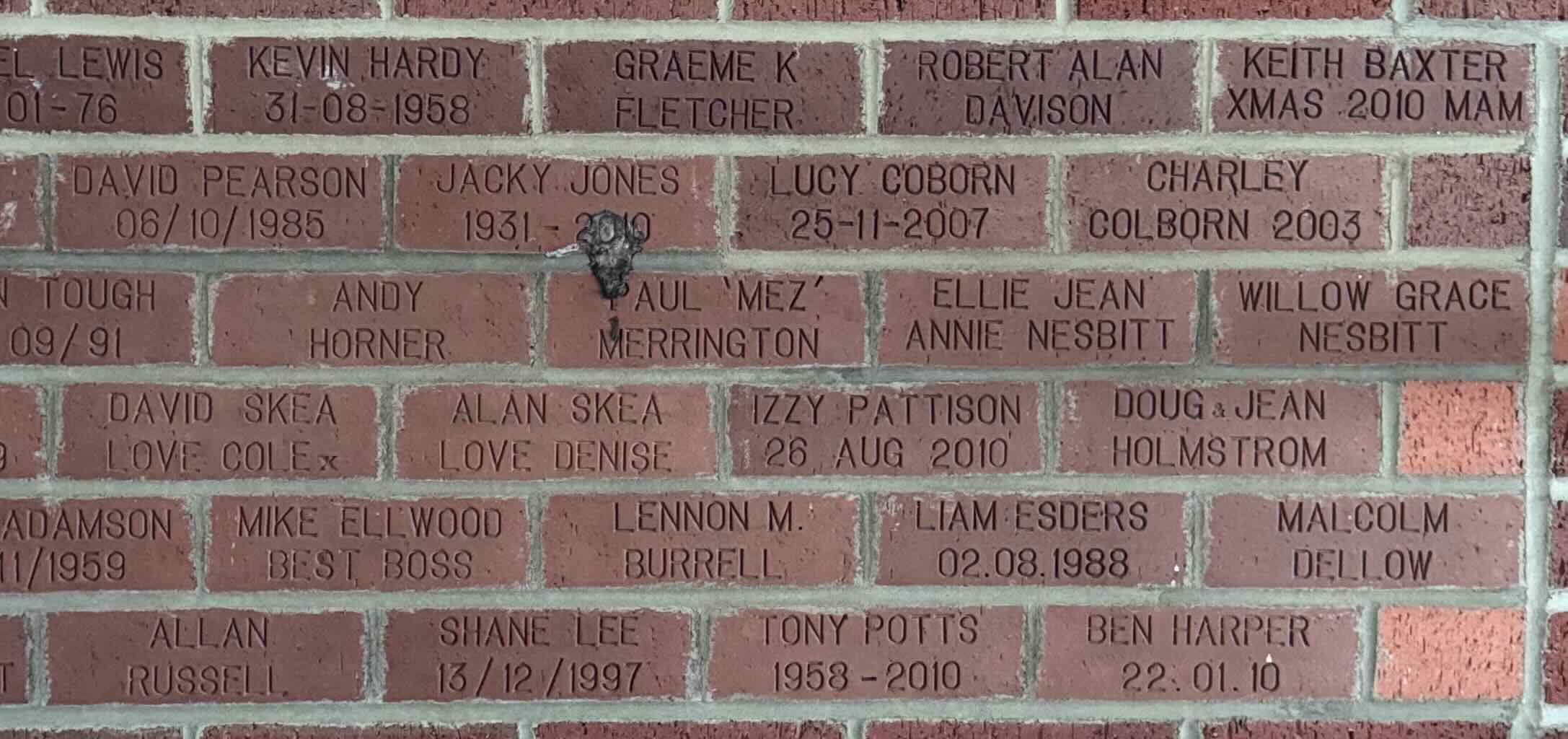 Image of brick for ROBERT ALAN DAVISON