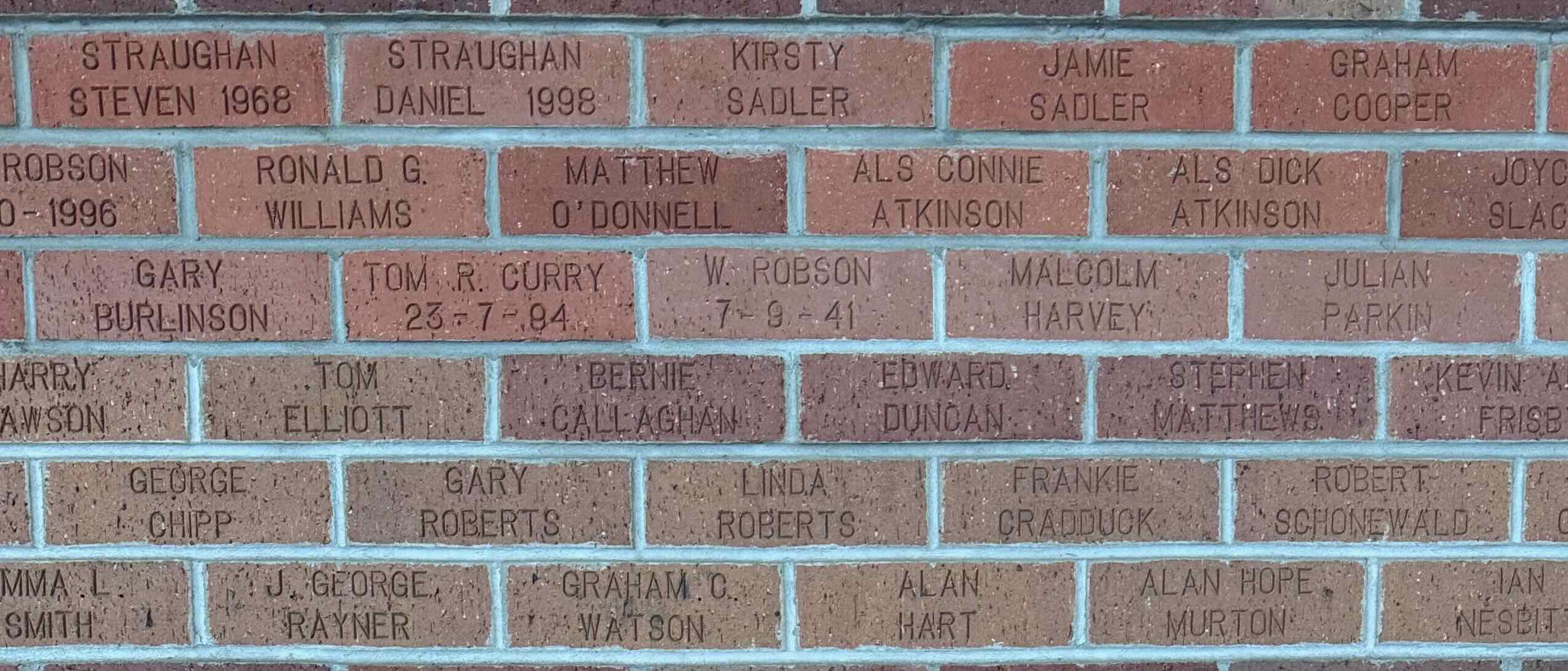 Image of brick for RONALD G. WILLIAMS