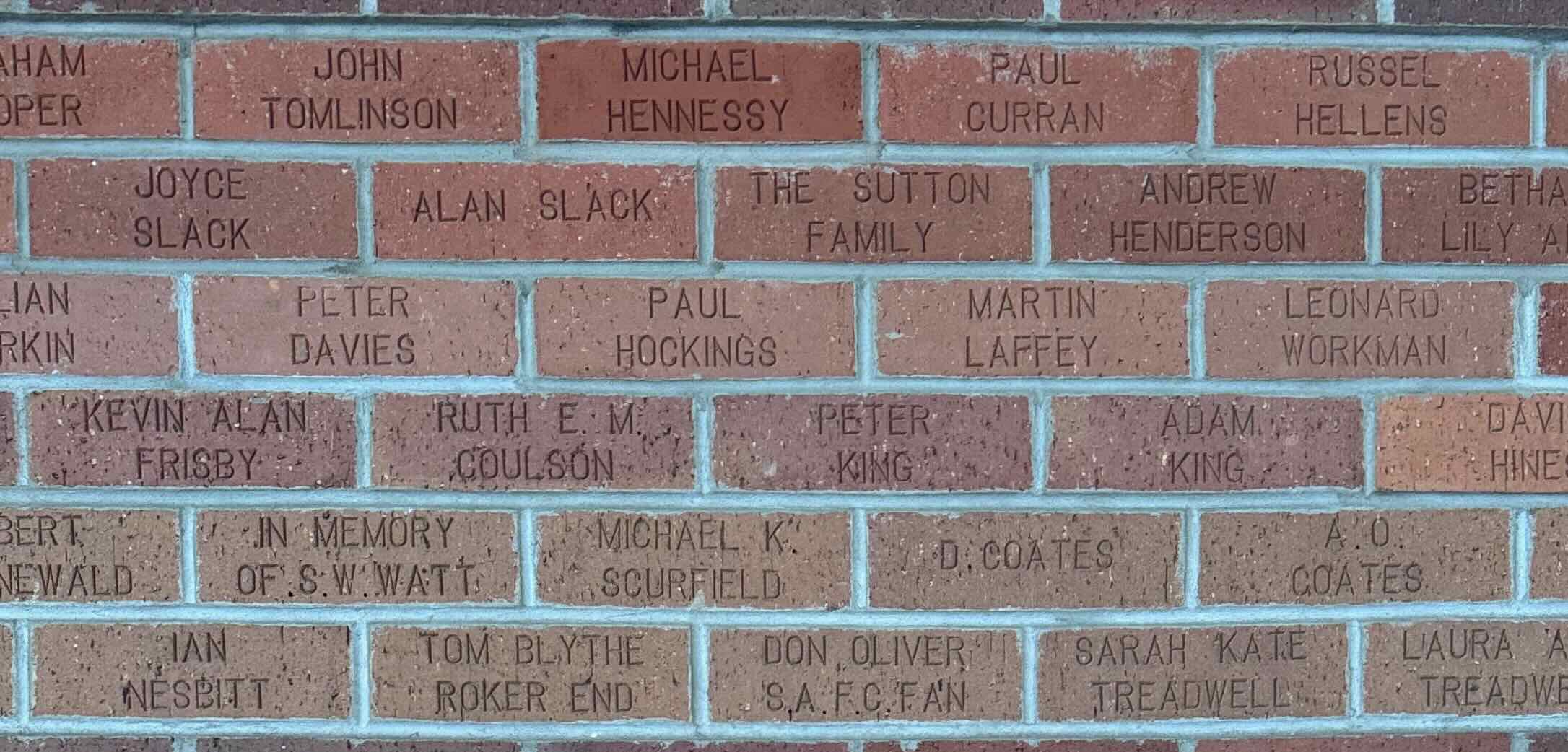 Image of brick for THE SUTTON FAMILY