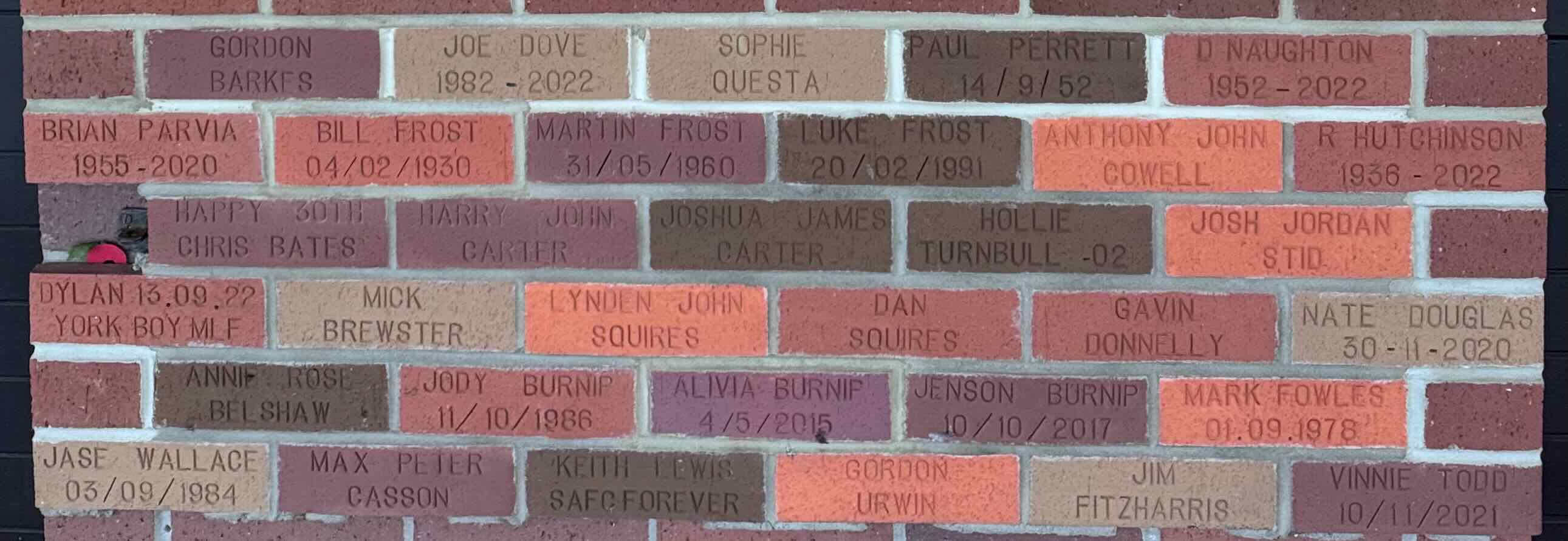 Image of brick for GORDON BARKES