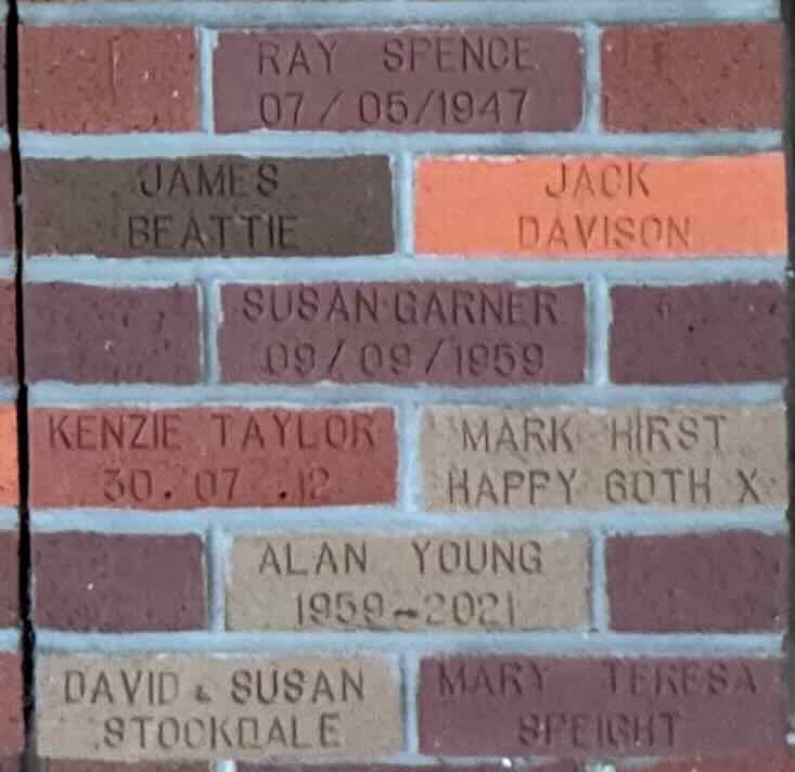 Image of brick for MARK HIRST HAPPY 60TH X