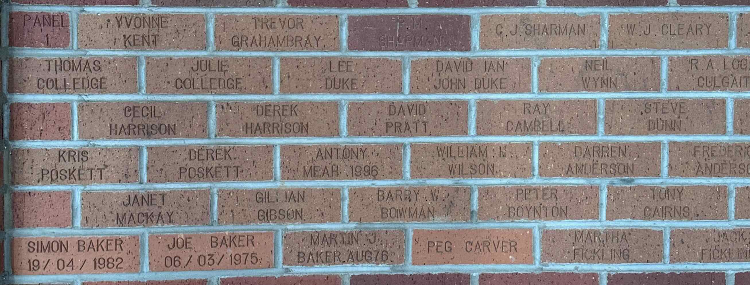 Image of brick for DEREK HARRISON