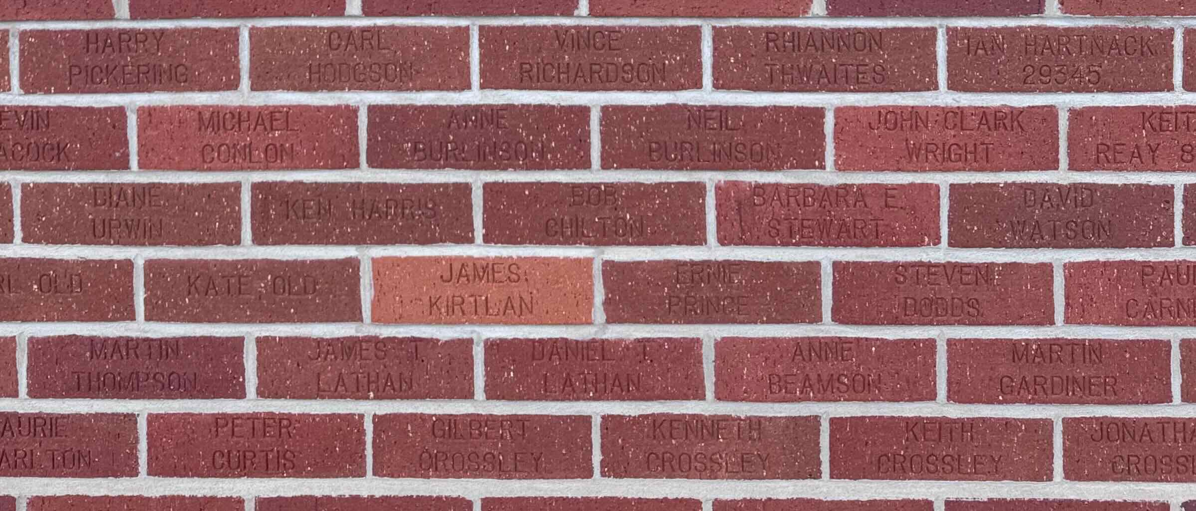 Image of brick for JAMES KIRTLAN