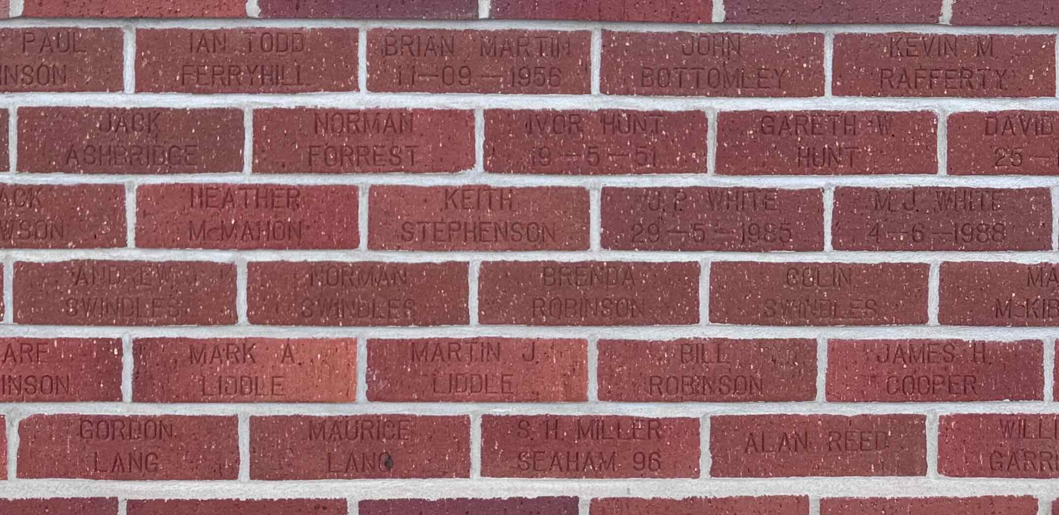 Image of brick for IVOR HUNT 19-5-51