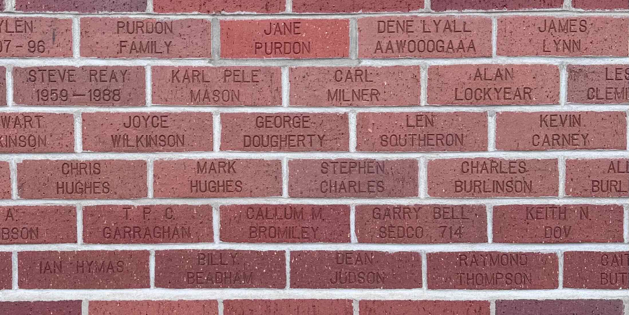 Image of brick for PURDON FAMILY