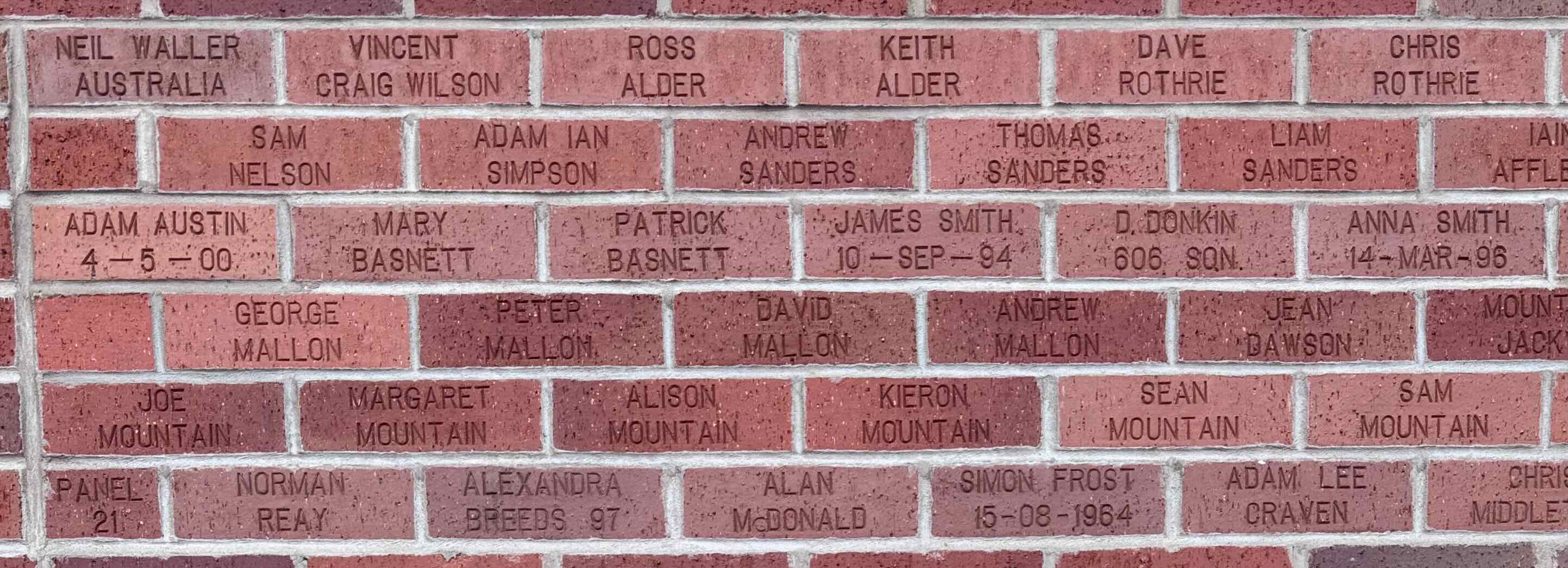 Image of brick for VINCENT CRAIG WILSON