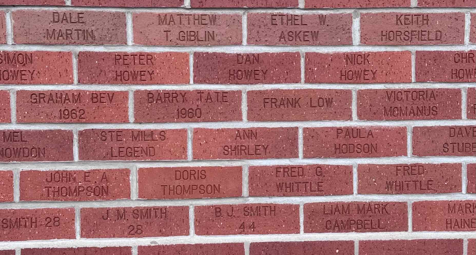Image of brick for DORIS THOMPSON