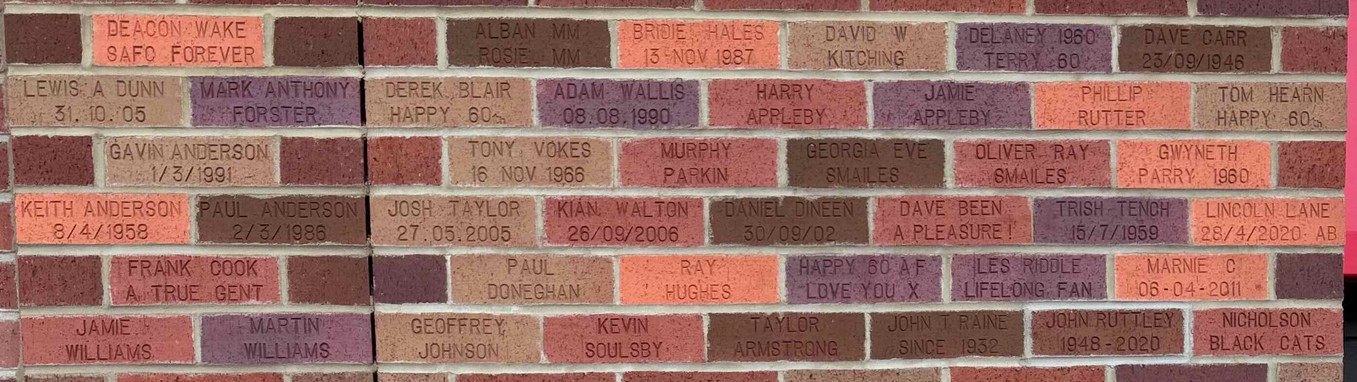 Image of brick for MARK ANTHONY FORSTER
