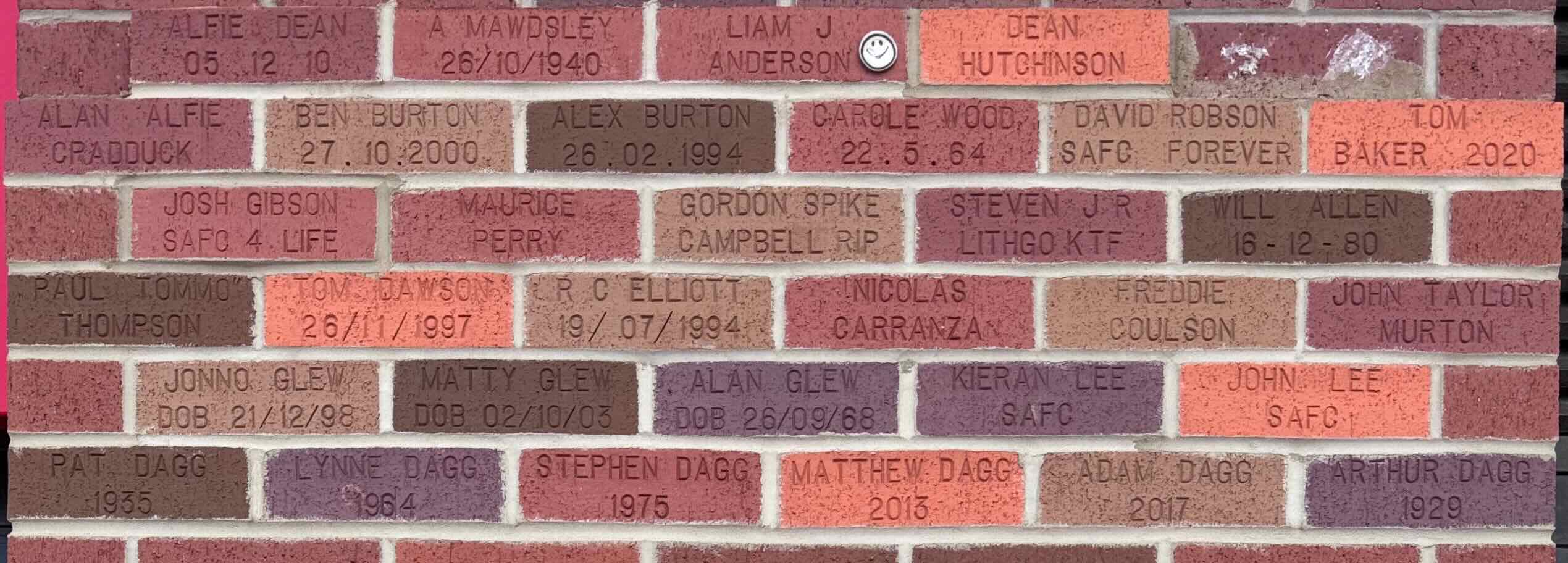 Image of brick for ALAN ALFIE CRADDUCK