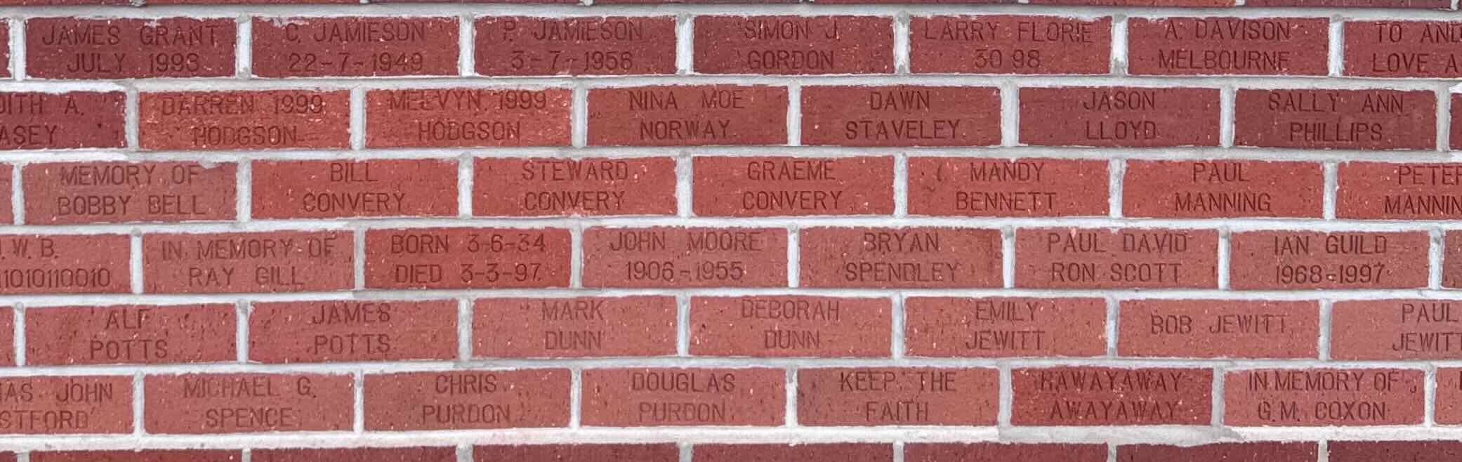 Image of brick for P. JAMIESON 3-7-1958