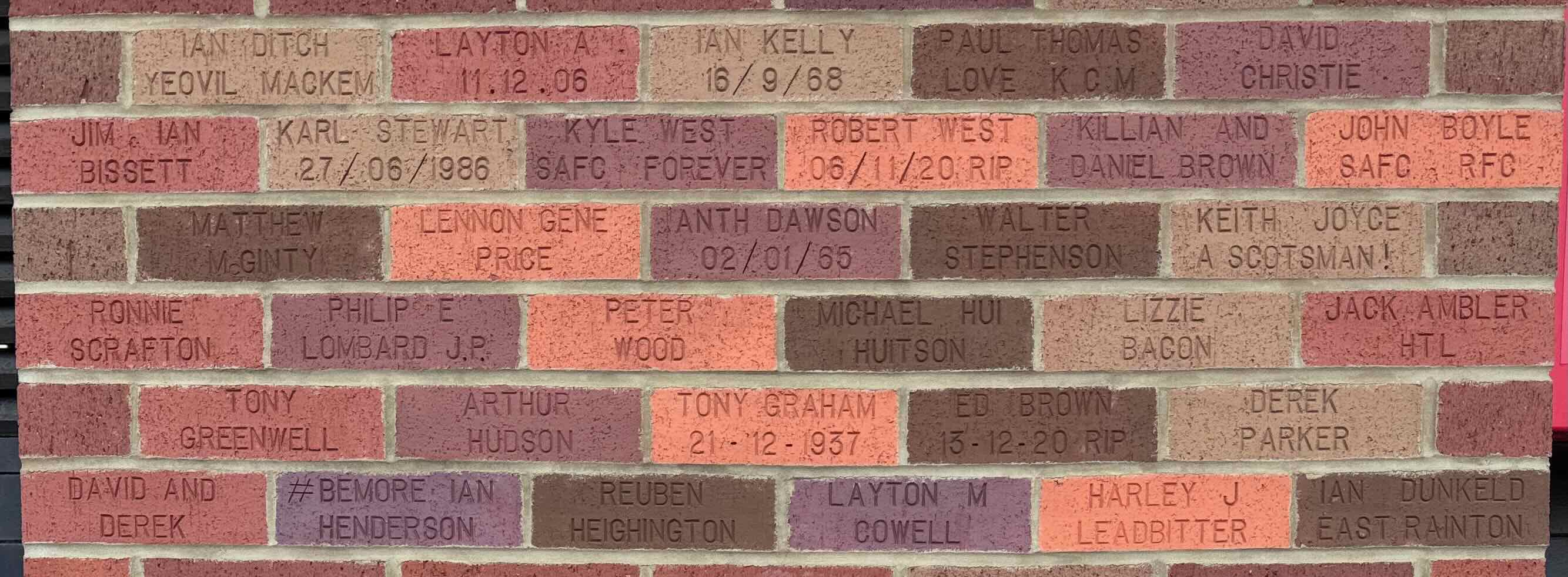 Image of brick for JOHN BOYLE SAFC RFC