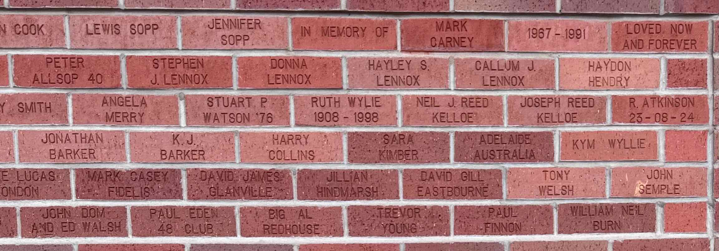 Image of brick for TREVOR YOUNG