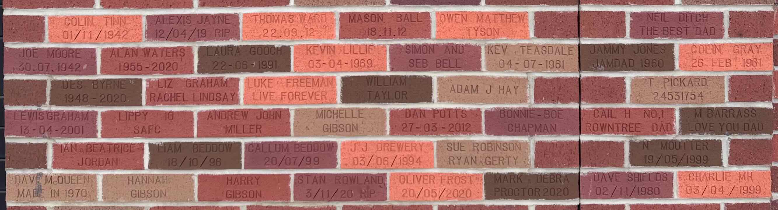 Image of brick for COLIN TINN 01/11/1942