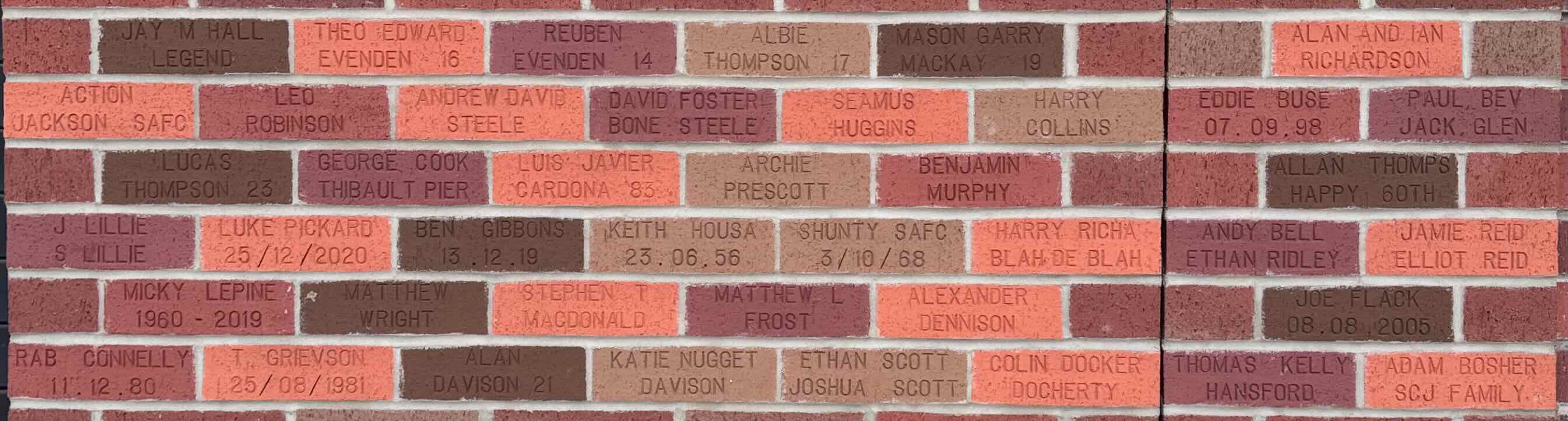 Image of brick for EDDIE BUSE 07.09.98