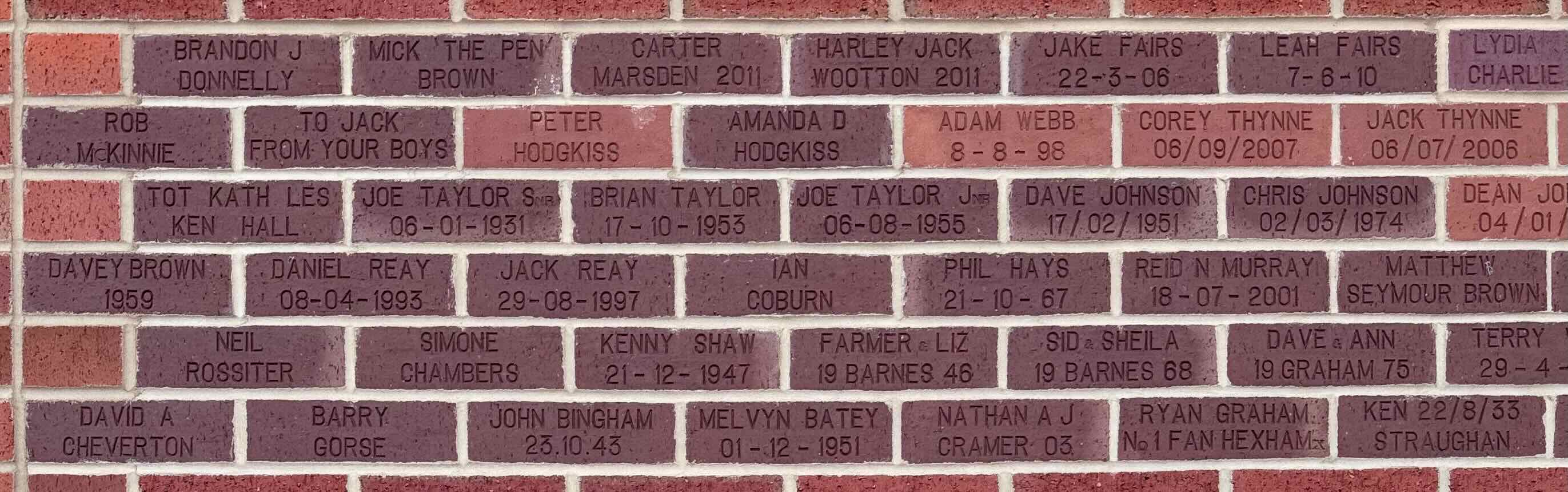 Image of brick for ADAM WEBB 8-8-98