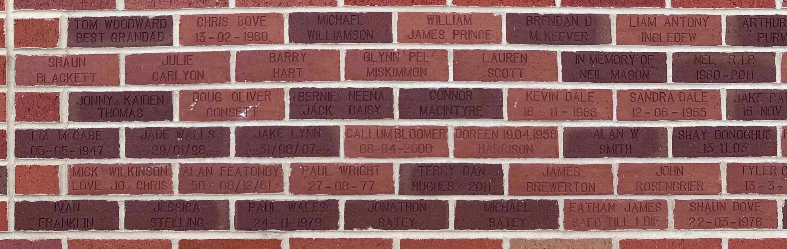 Image of brick for WILLIAM JAMES PRINCE