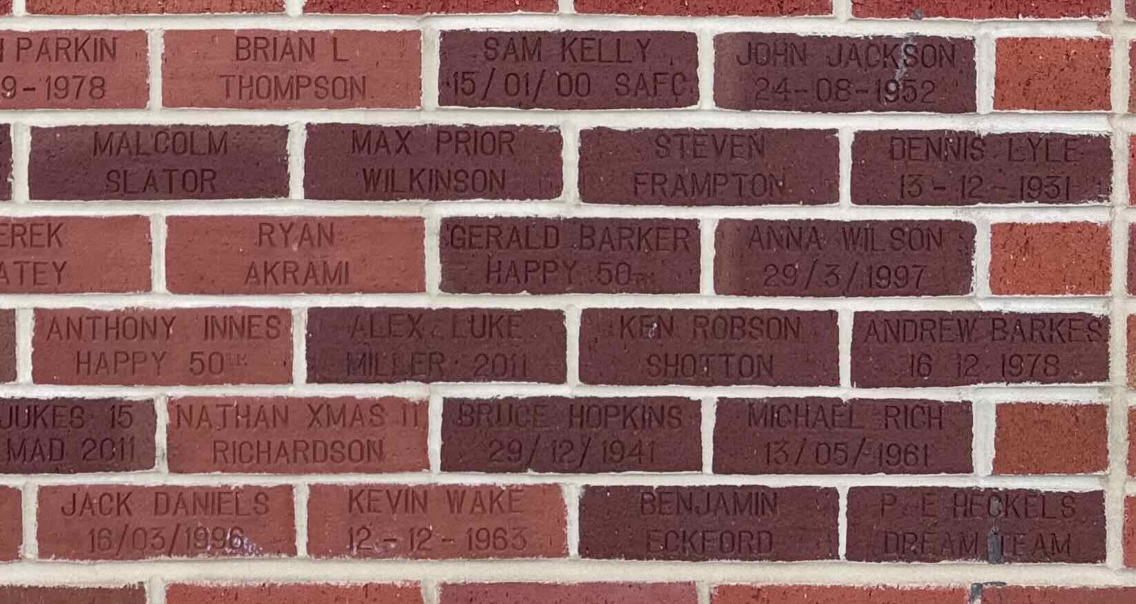 Image of brick for ANTHONY INNES HAPPY 50TH