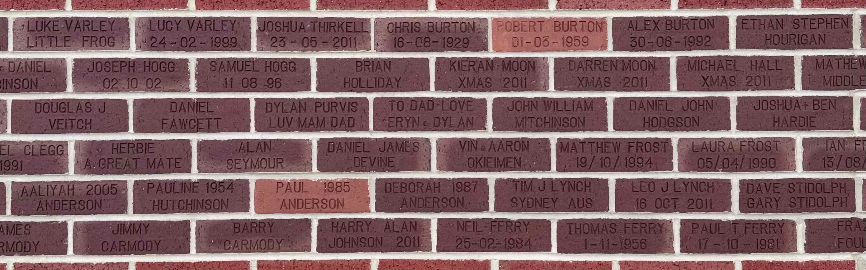 Image of brick for ETHAN STEPHEN HOURIGAN