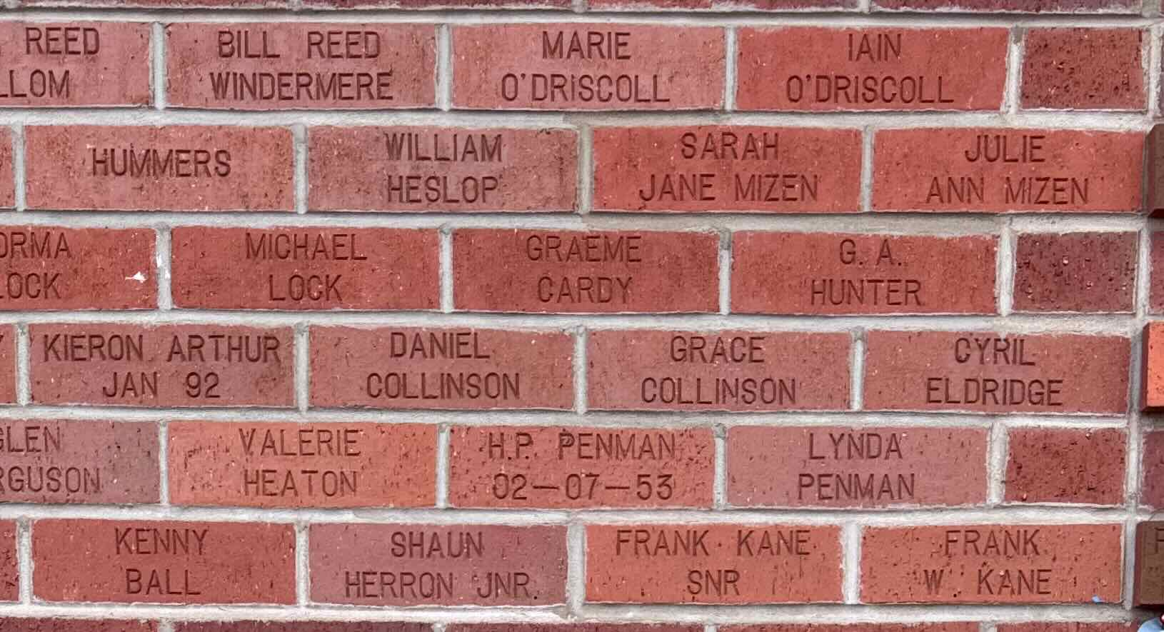 Image of brick for FRANK KANE SNR