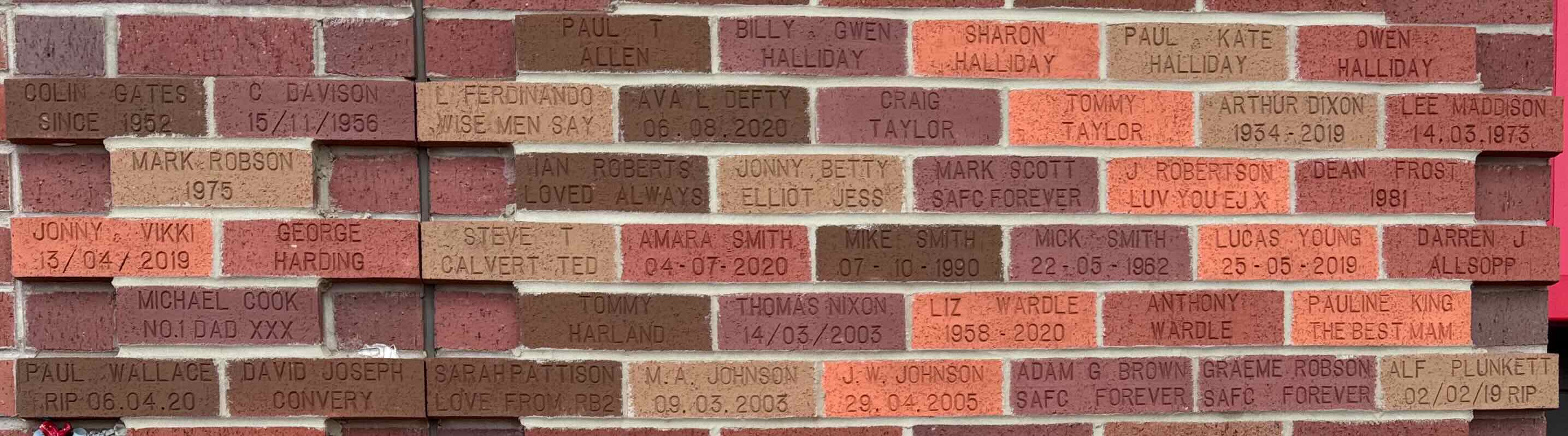 Image of brick for JONNY & VIKKI 13/04/2019