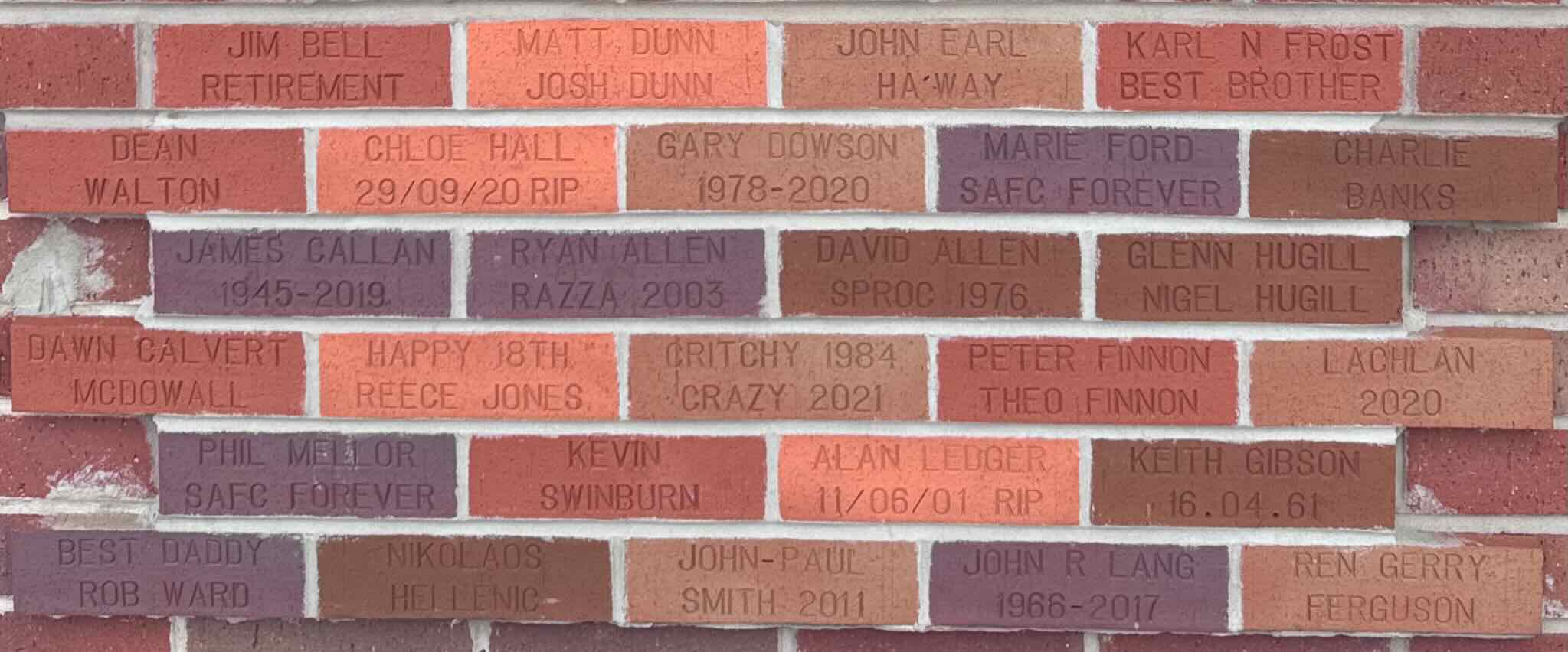 Image of brick for LACHLAN 2020
