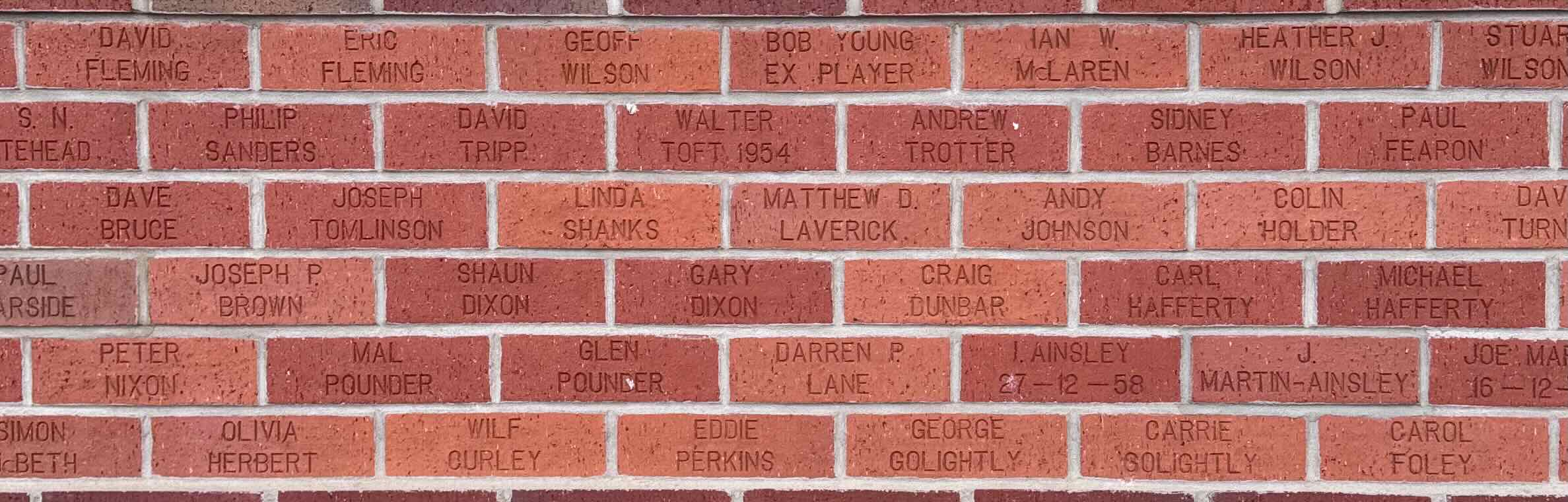 Image of brick for GEOFF WILSON