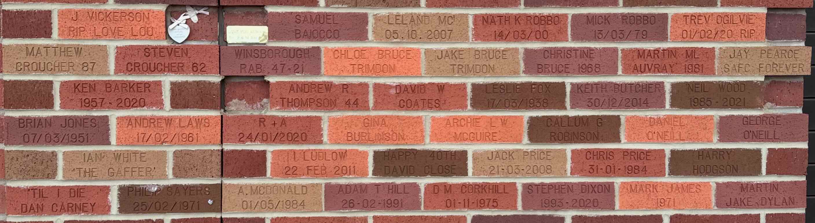 Image of brick for J. VICKERSON RIP LOVE LOU