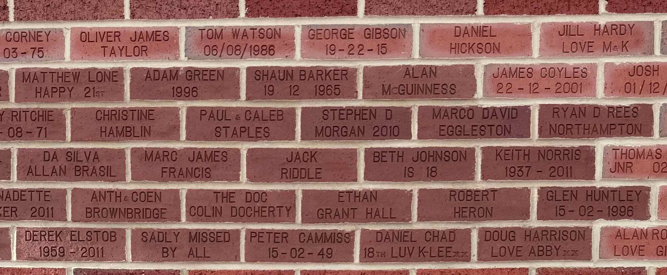 Image of brick for STEPHEN D MORGAN 2010