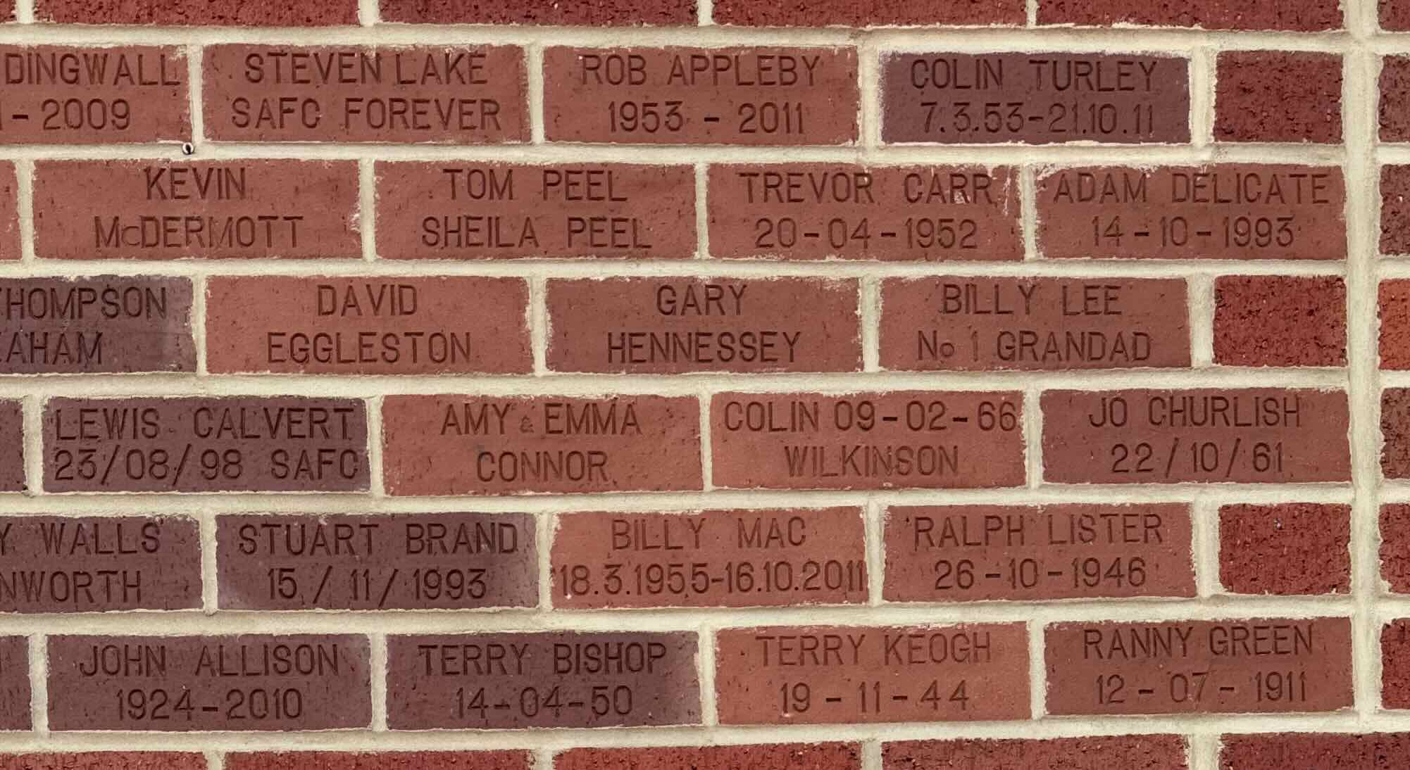 Image of brick for GARY HENNESSEY