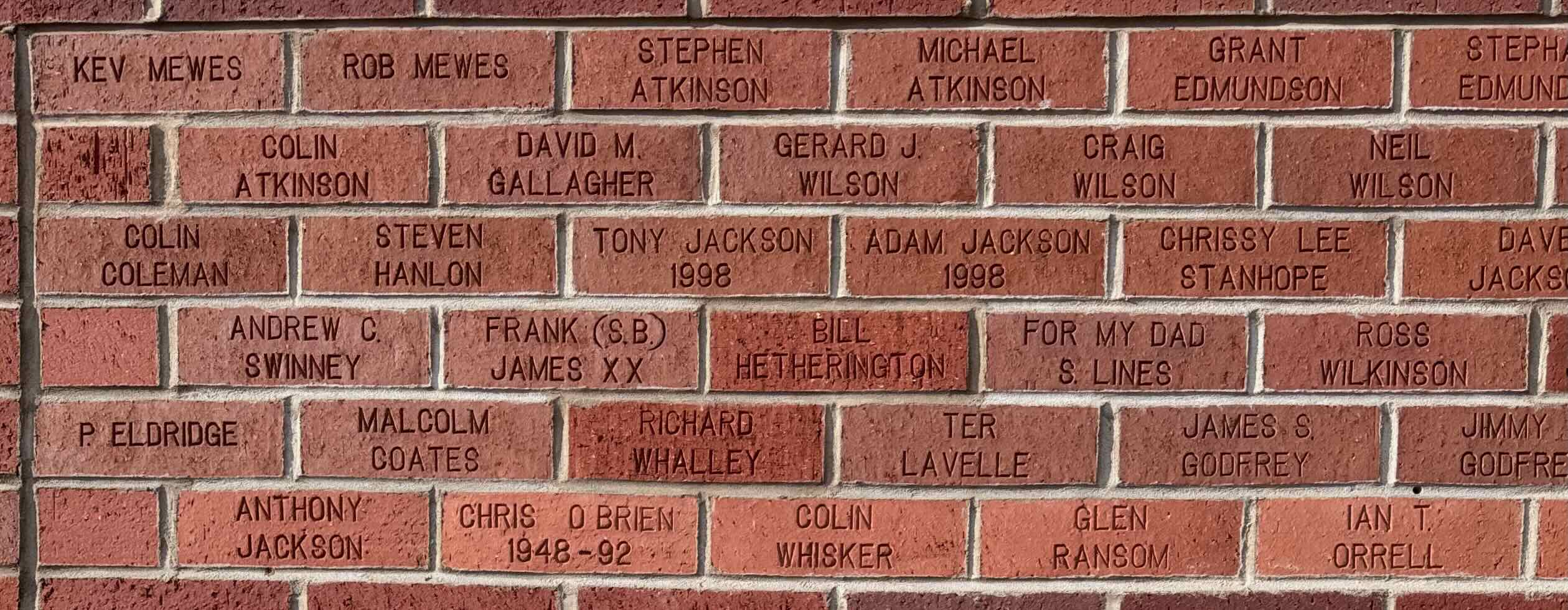 Image of brick for IAN T. ORRELL