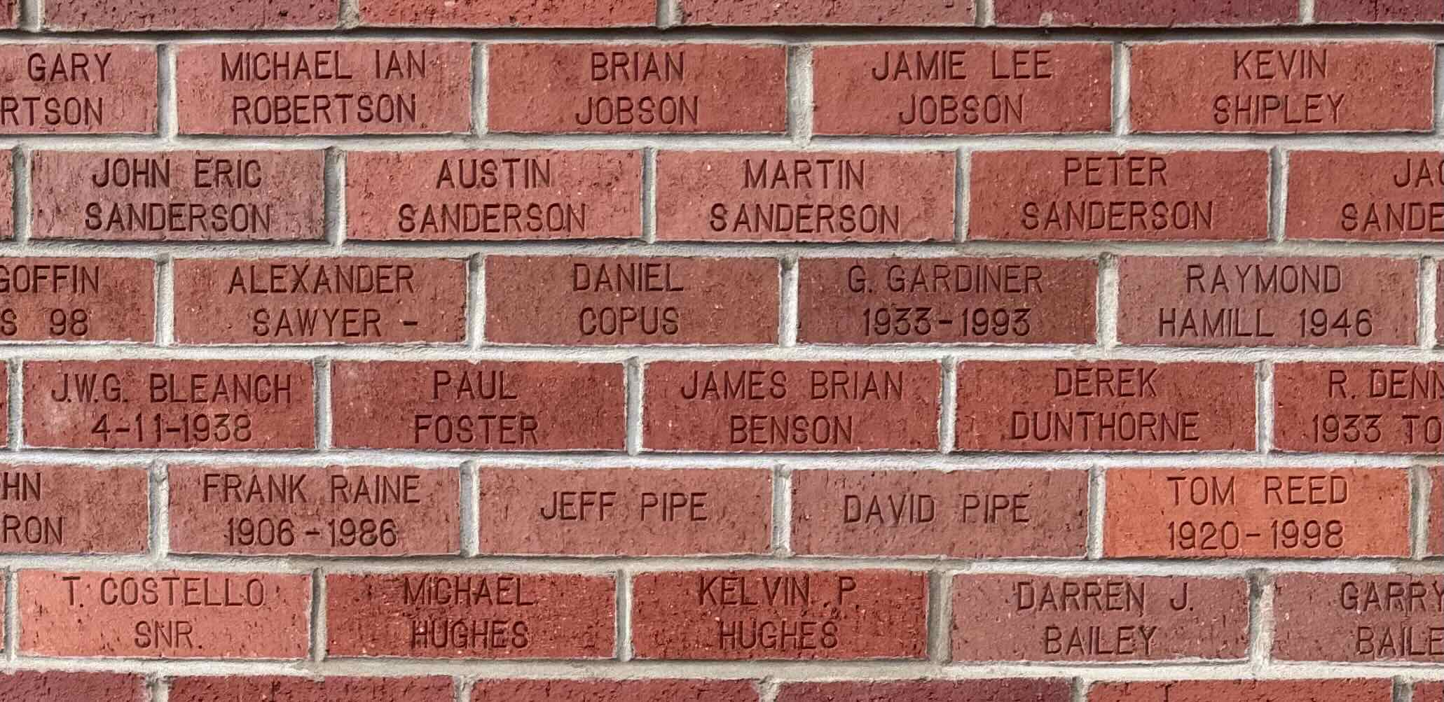 Image of brick for DARREN J. BAILEY
