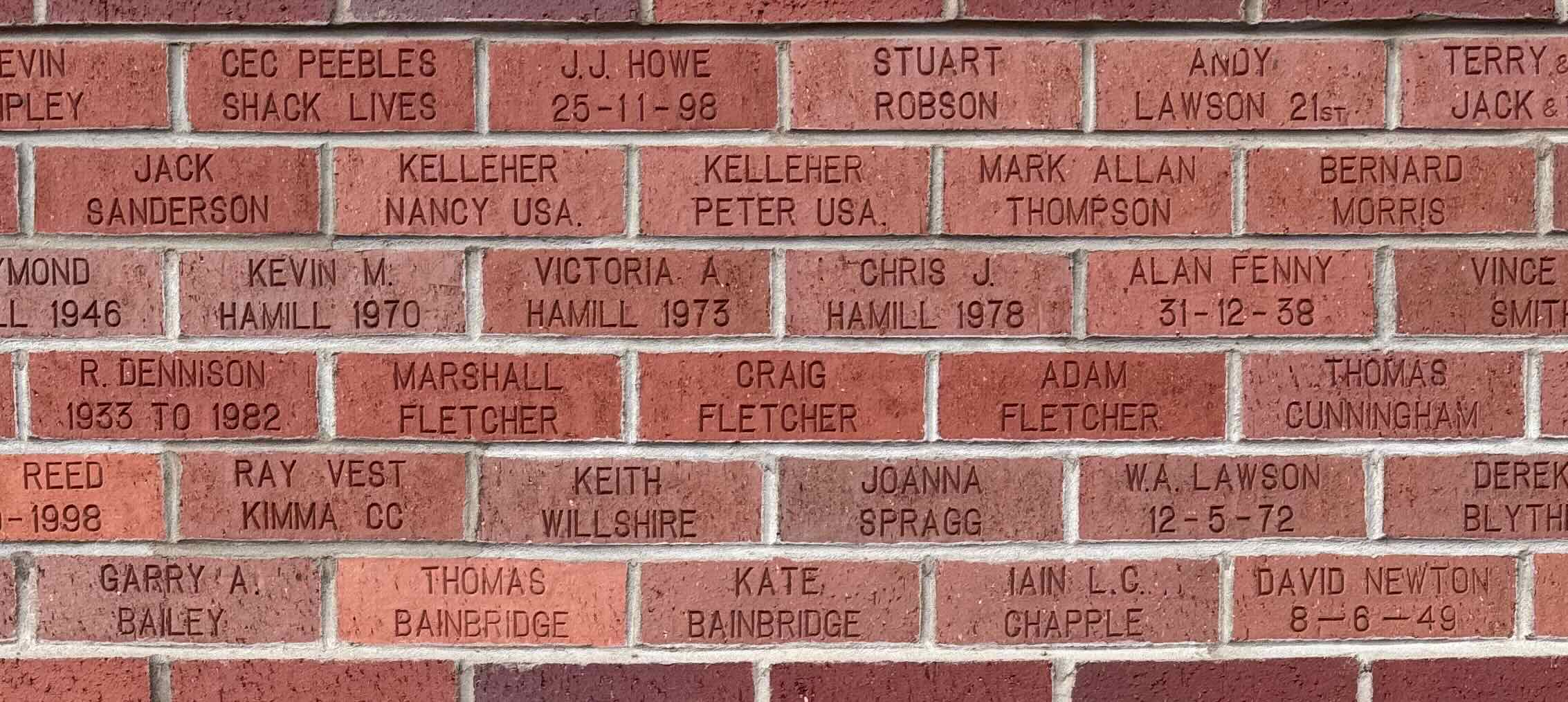 Image of brick for CHRIS J. HAMILL 1978
