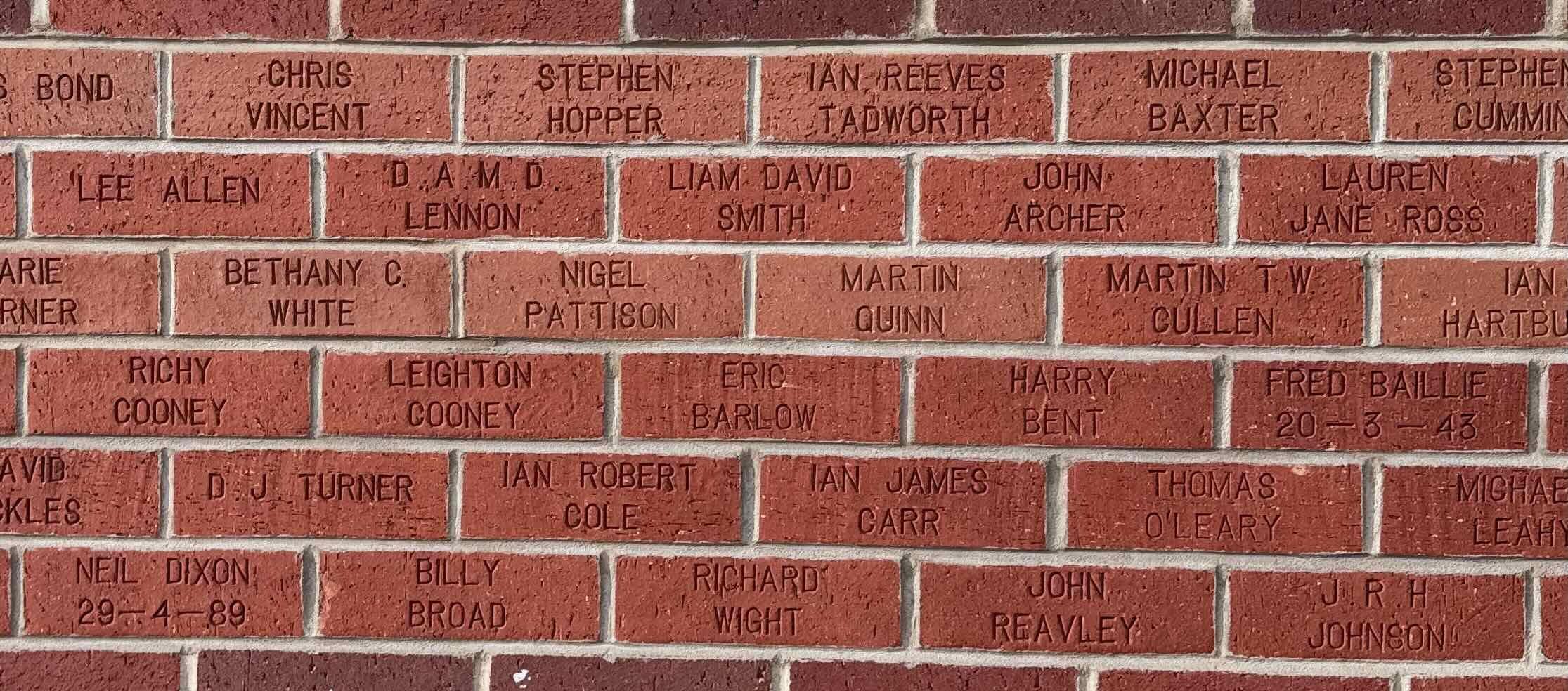 Image of brick for LEIGHTON COONEY