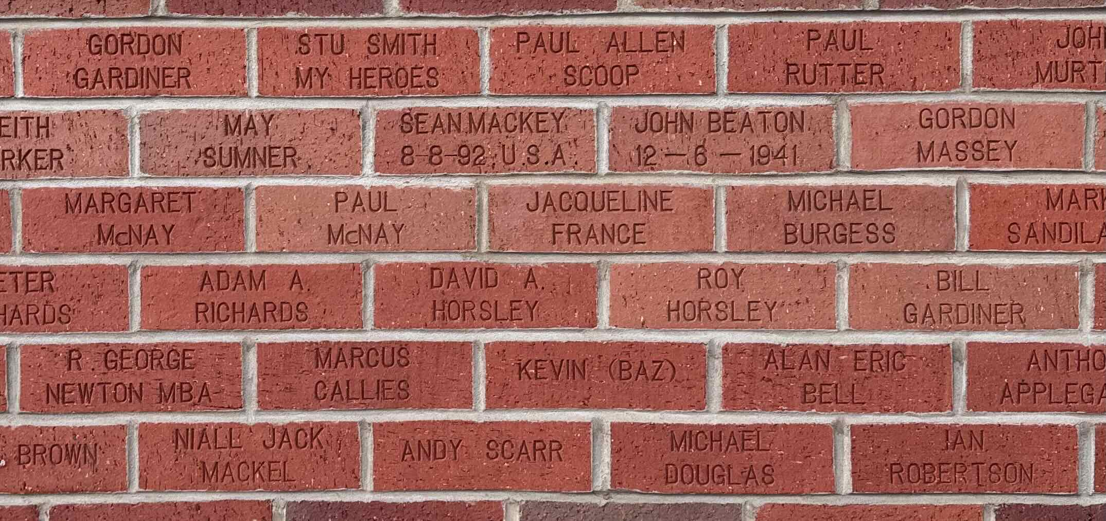 Image of brick for DAVID A. HORSLEY