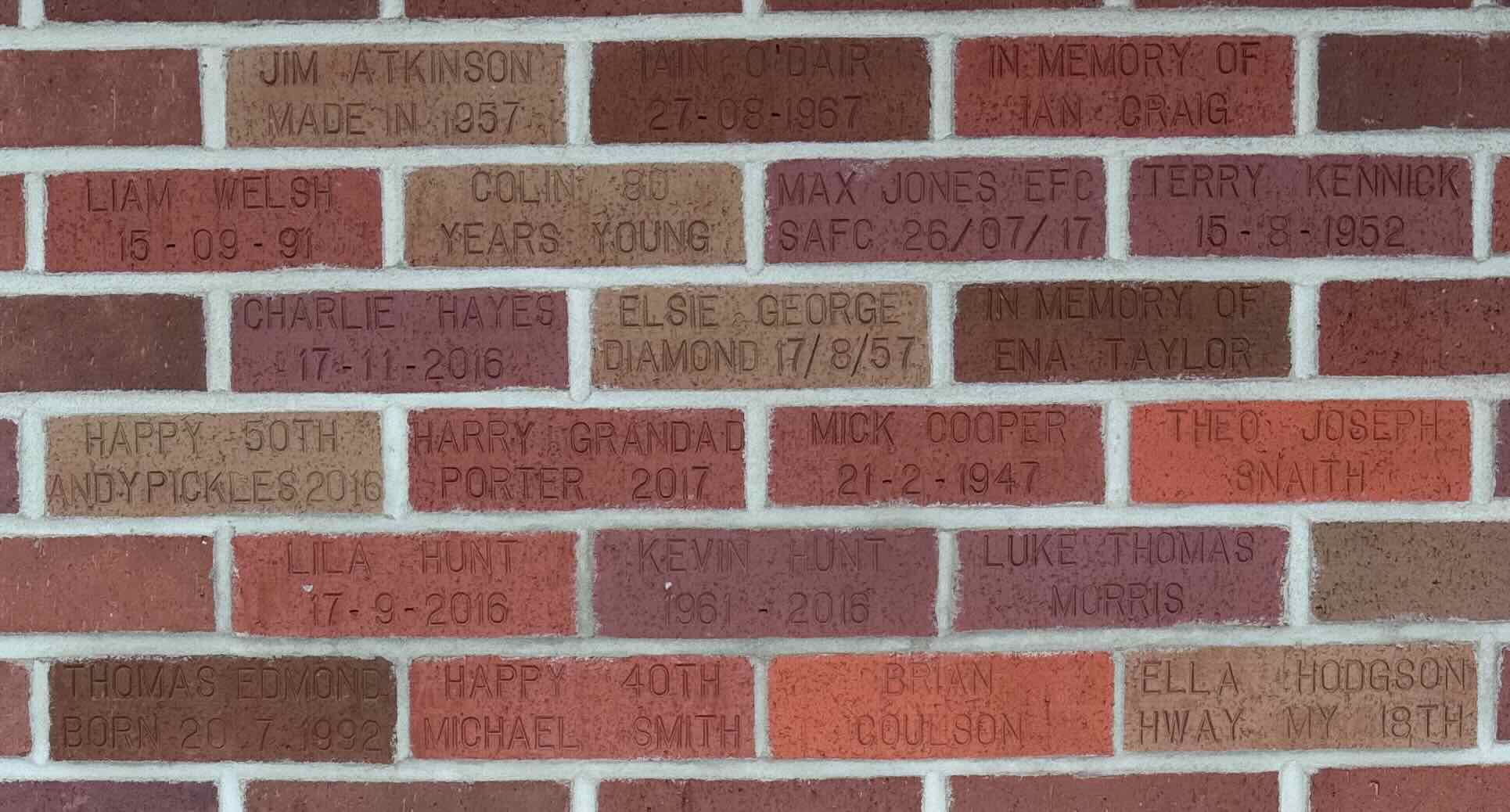 Image of brick for THOMAS EDMOND BORN 20.7.1992
