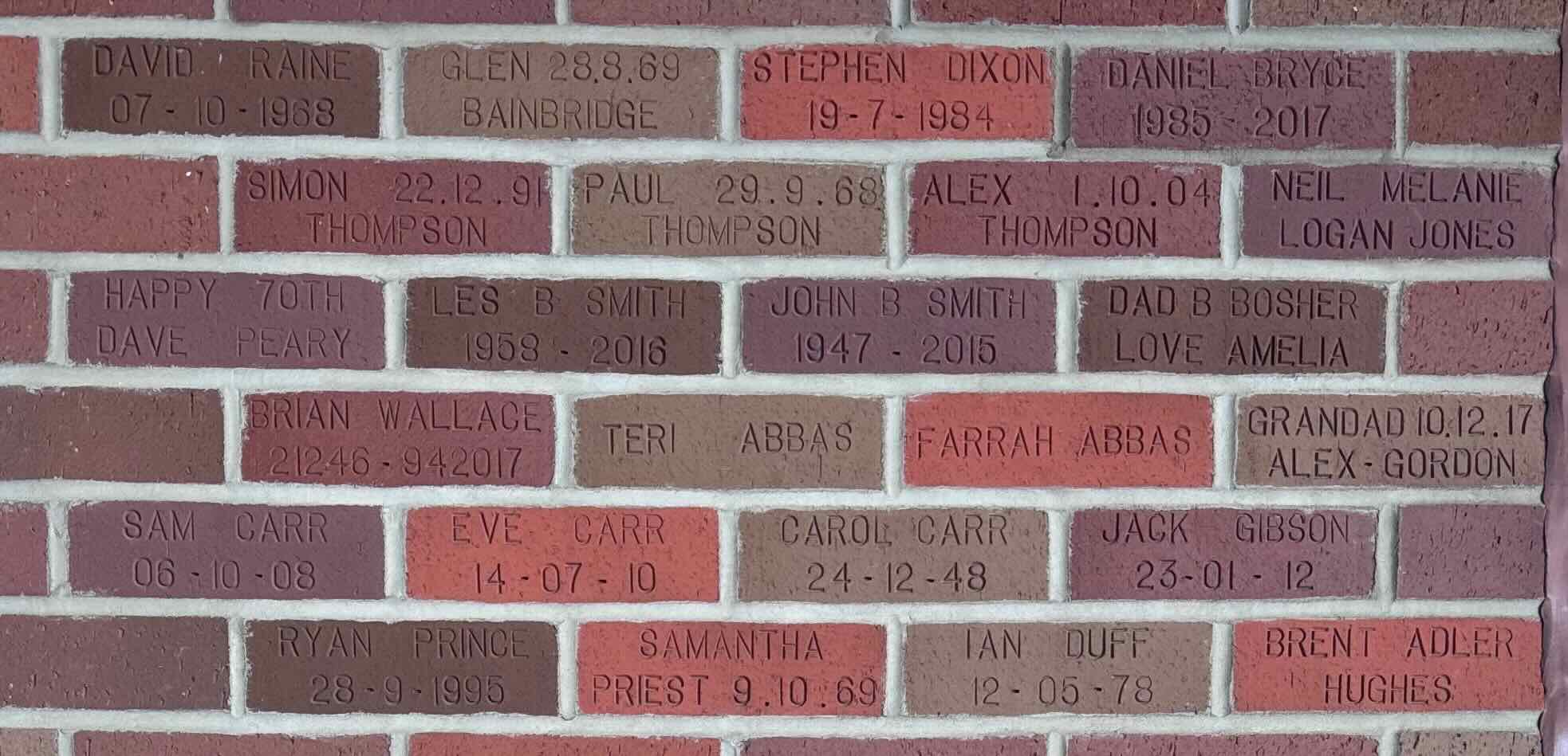 Image of brick for JACK GIBSON 23-01-12