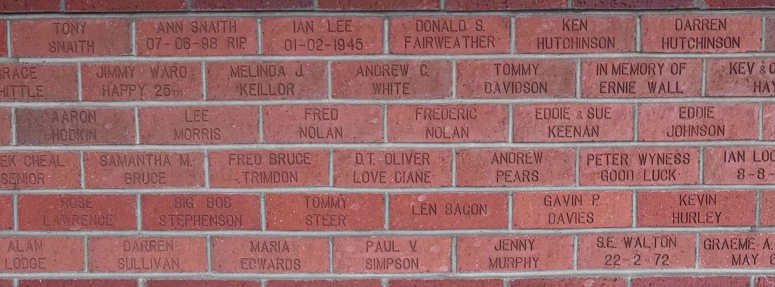 Image of brick for FRED NOLAN