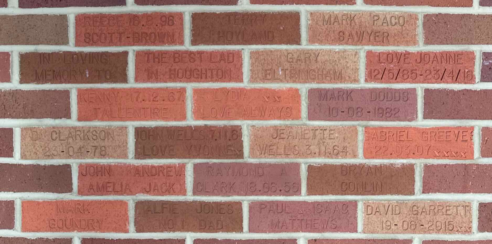 Image of brick for D CLARKSON 23-04-78