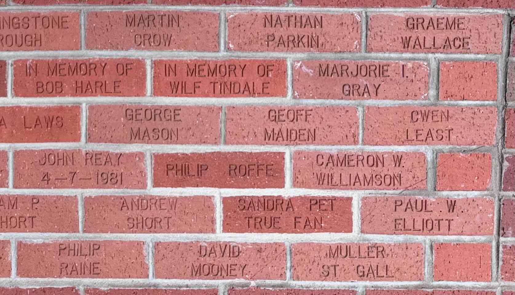 Image of brick for CAMERON W. WILLIAMSON