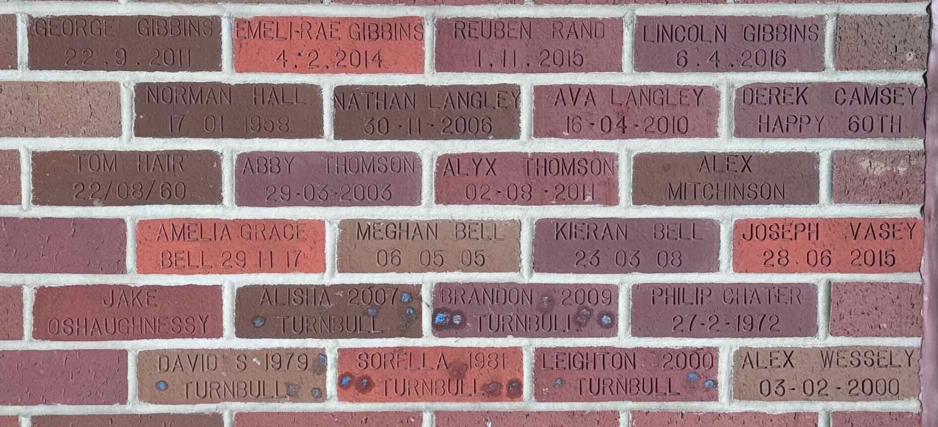 Image of brick for NORMAN HALL 17 01 1958