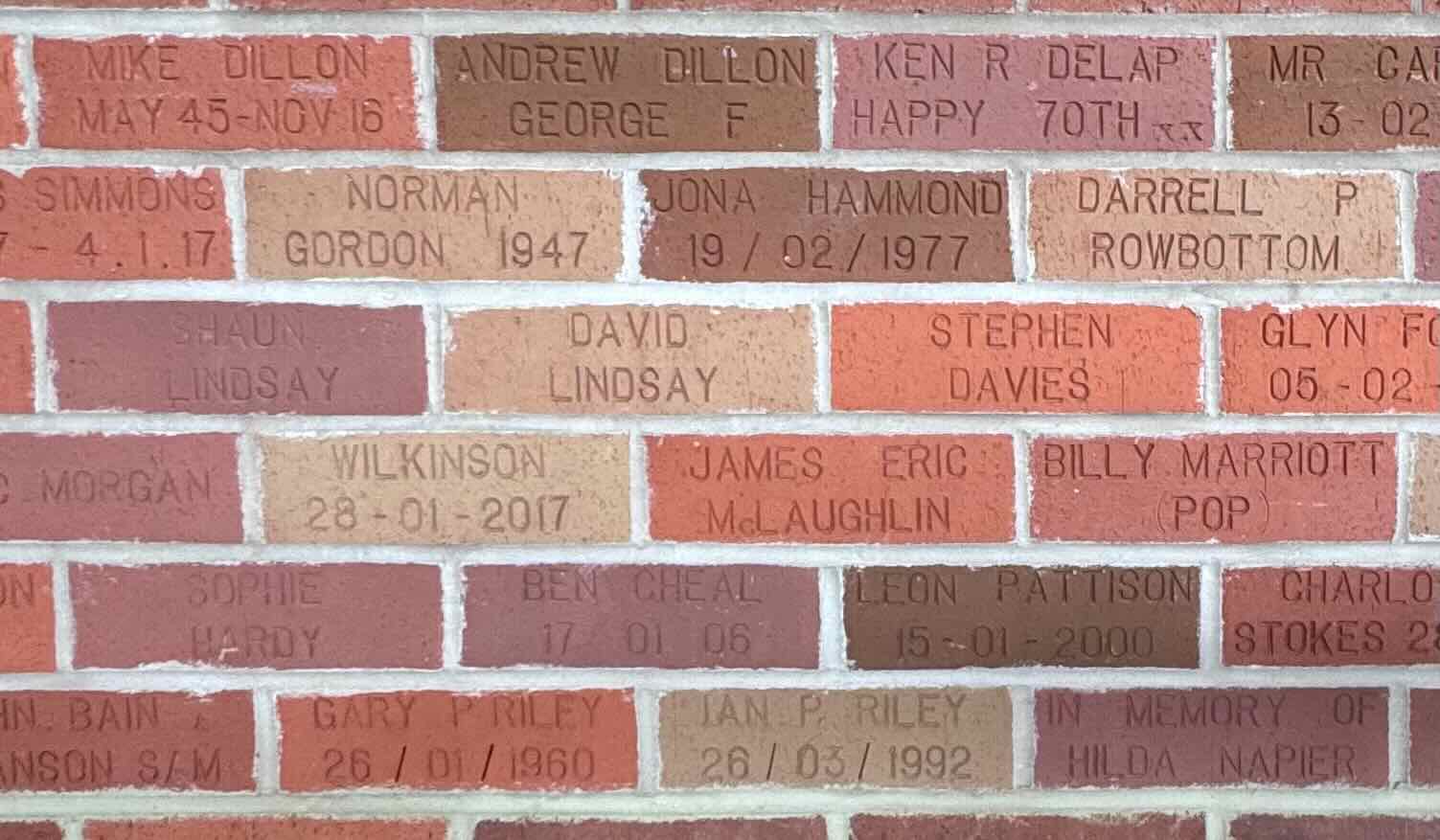 Image of brick for NORMAN GORDON 1947