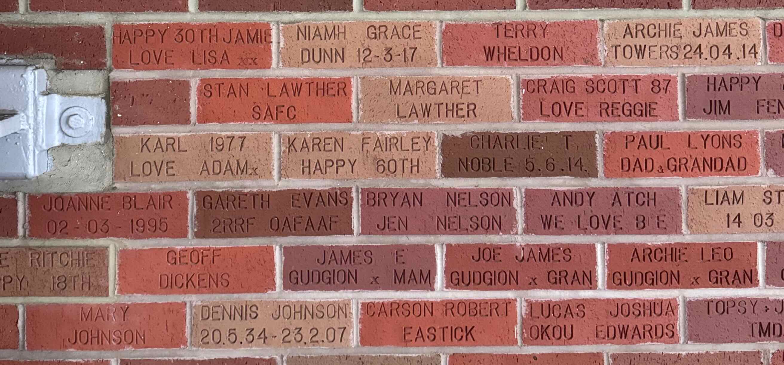 Image of brick for CHARLIE T NOBLE 5.6.14