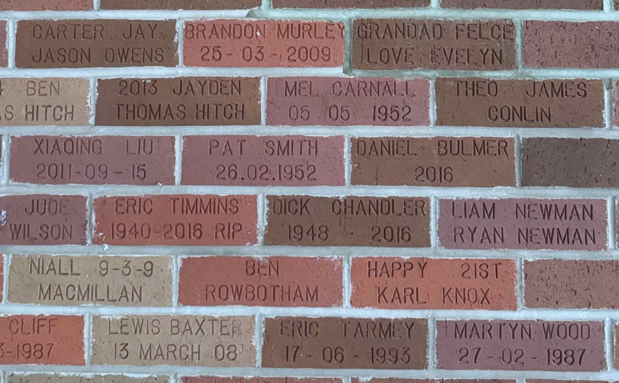 Image of brick for BRANDON MURLEY 25-03-2009