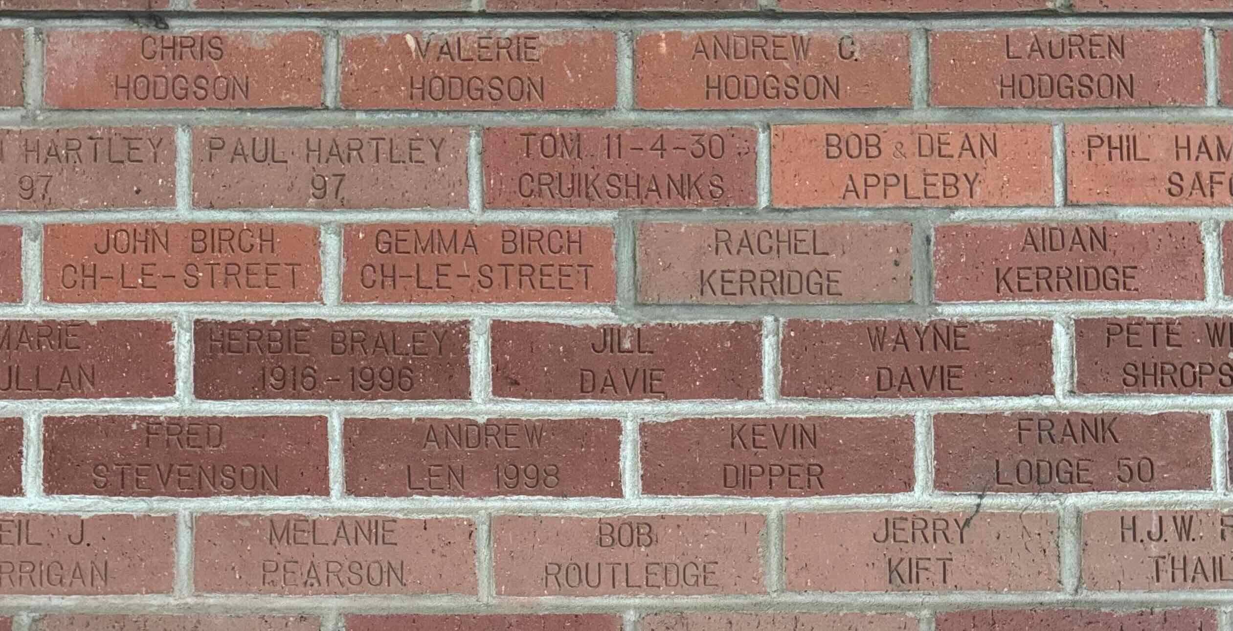 Image of brick for CHRIS HODGSON