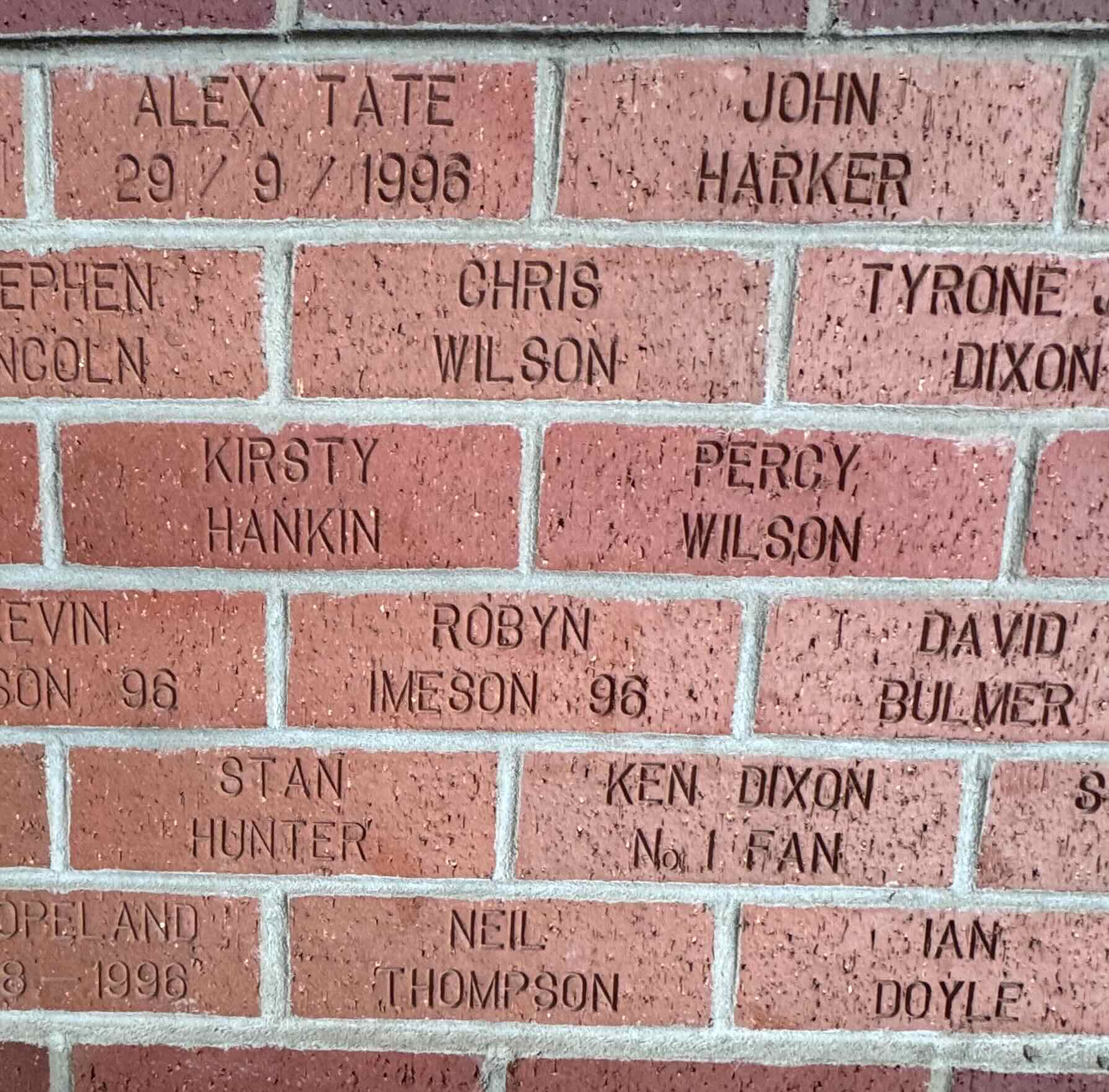 Image of brick for PERCY WILSON