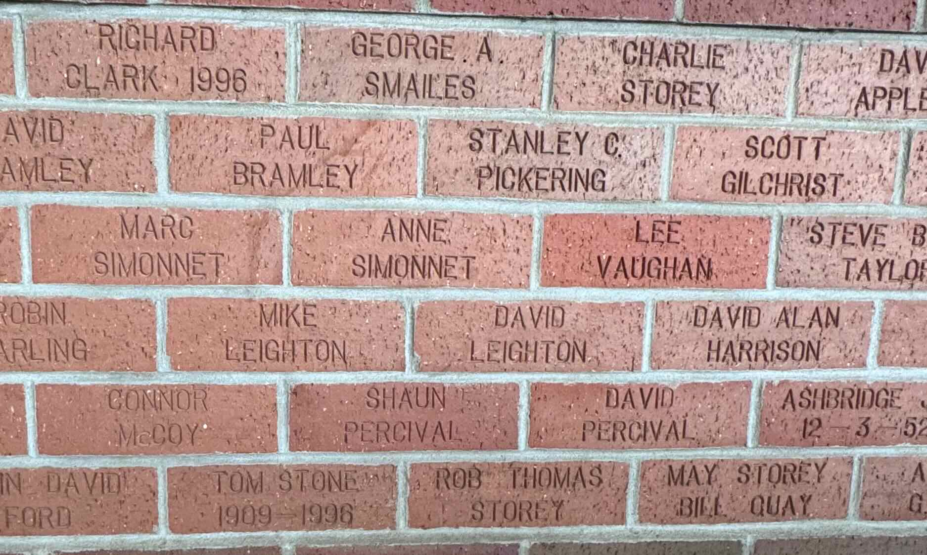 Image of brick for RICHARD CLARK 1996