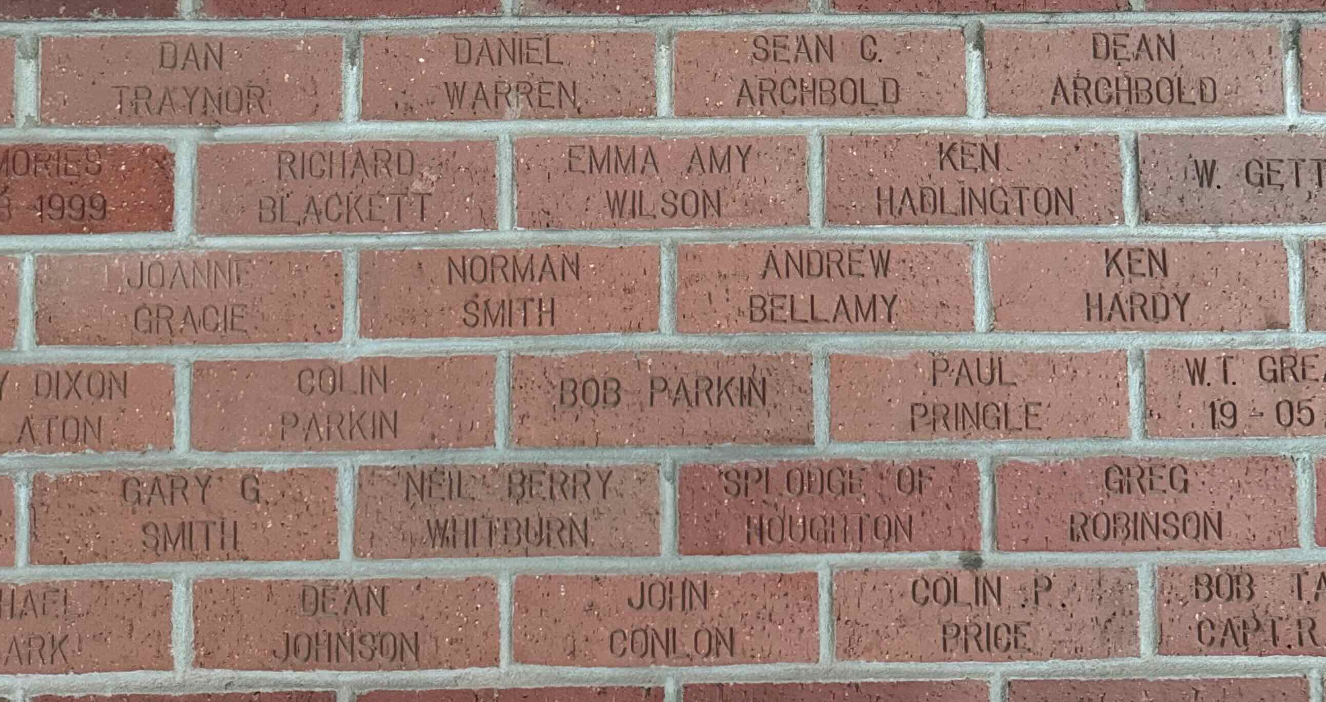 Image of brick for COLIN PARKIN