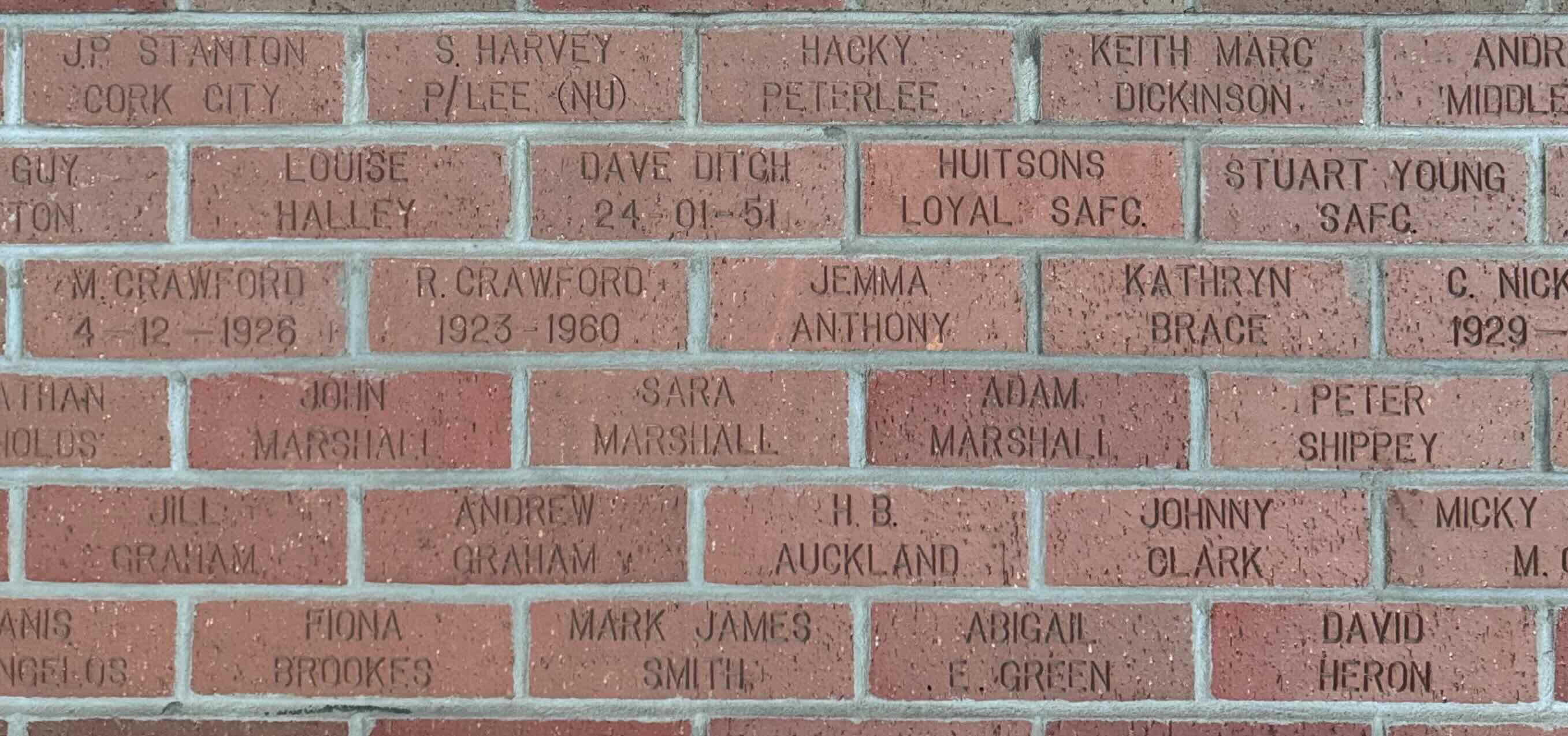 Image of brick for HUITSONS LOYAL SAFC