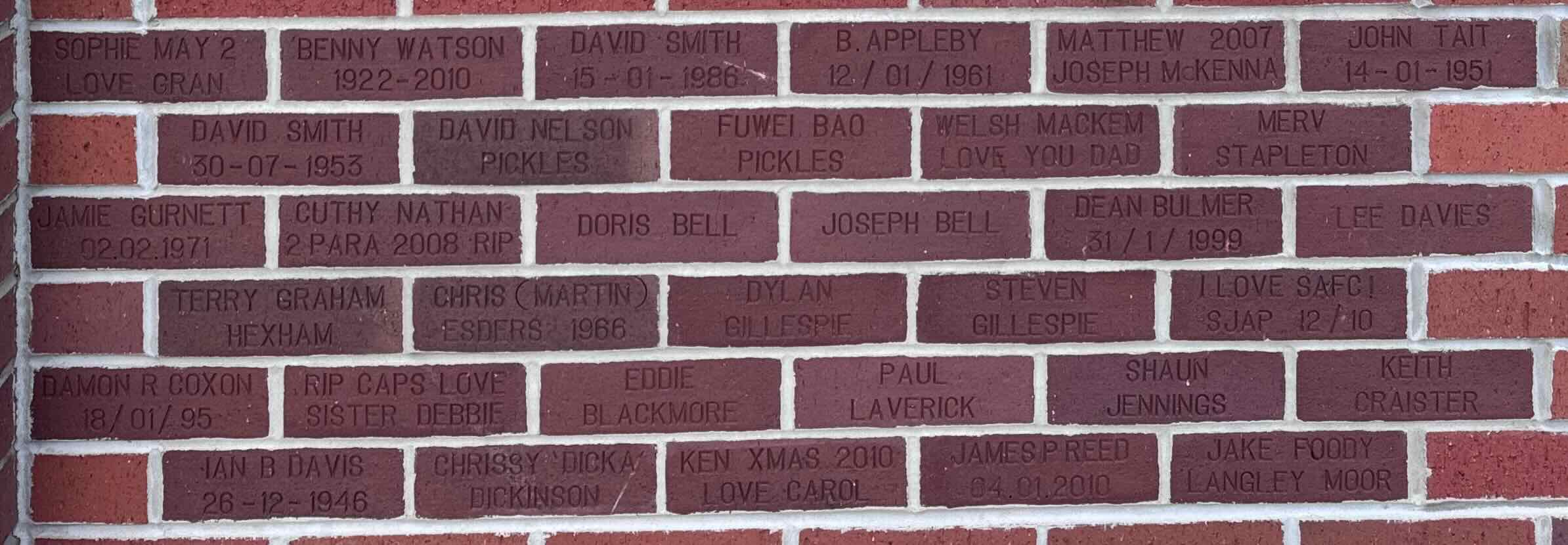 Image of brick for RIP CAPS LOVE SISTER DEBBIE